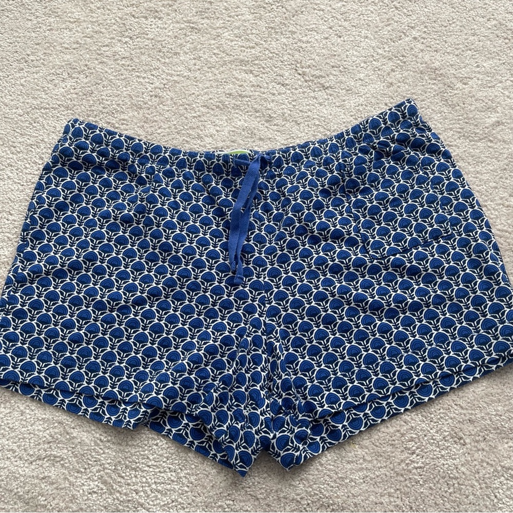 Vera Bradley Blue Patterned Shorts
